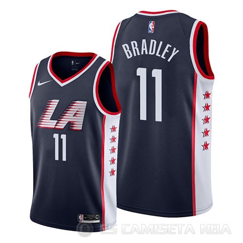 Camiseta Avery Bradley #11 Los Angeles Clippers Ciudad 2019 Azul - Haga un click en la imagen para cerrar